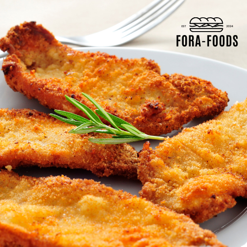Milanesa de res empanizada